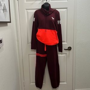 PINK Victoria’s Secret collection jacket and sweatpants